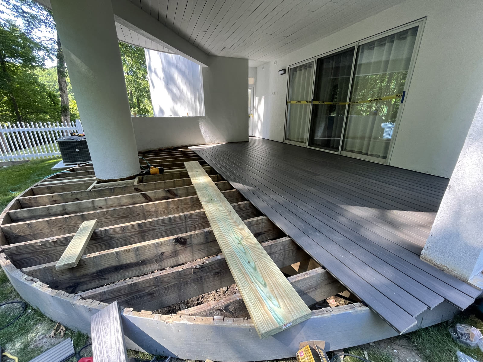 Construcción de Deck en Progreso