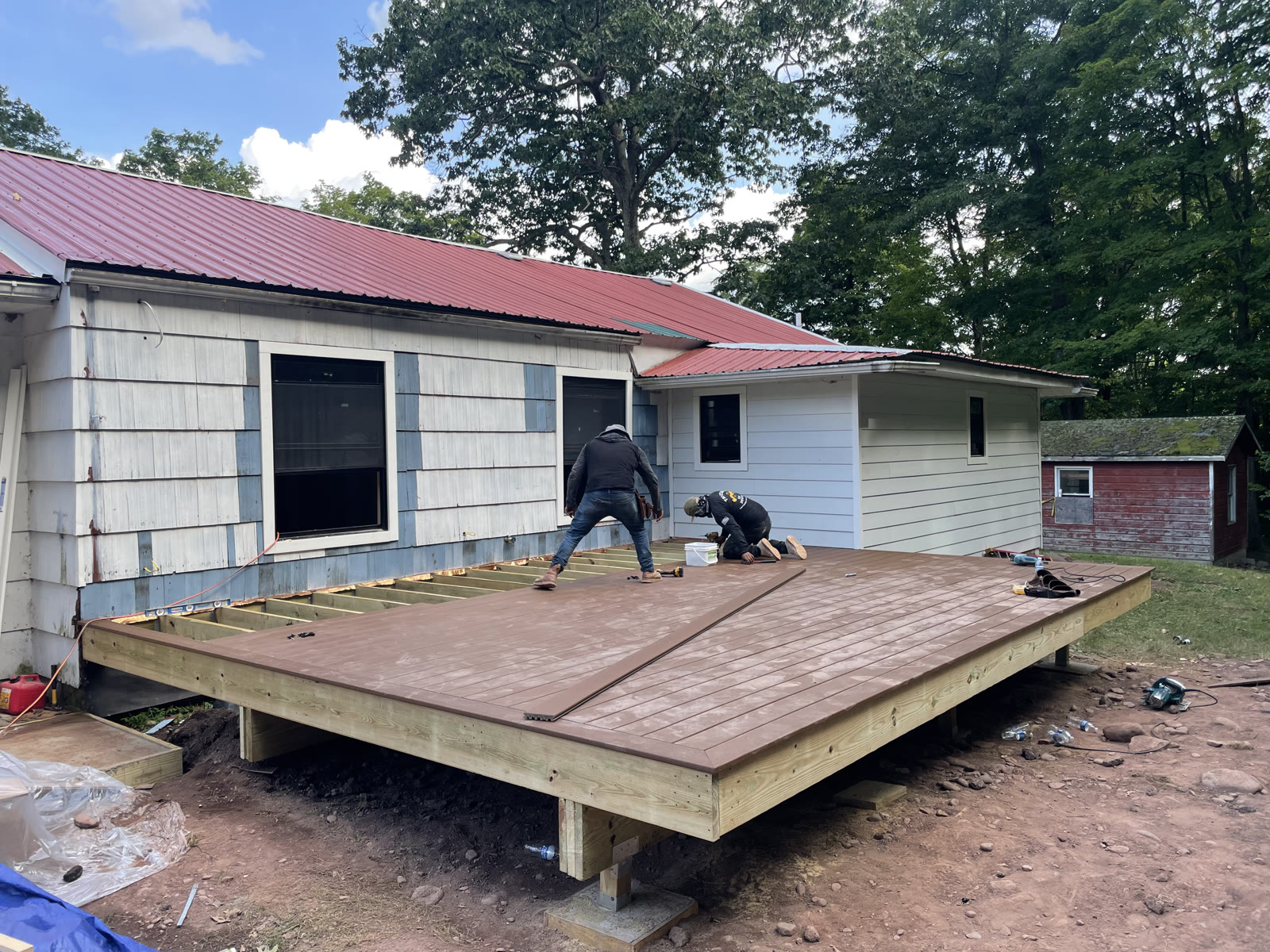 Instalación de Deck y Canaletas